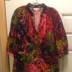 Trina Turk floral top / blouse